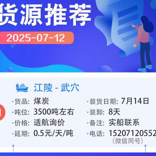 内河运输 江陵到武穴
