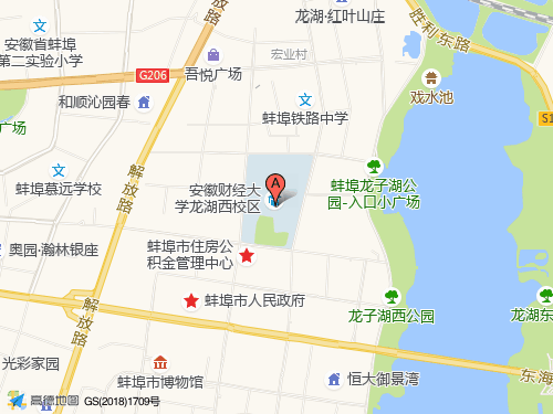 蚌埠地图