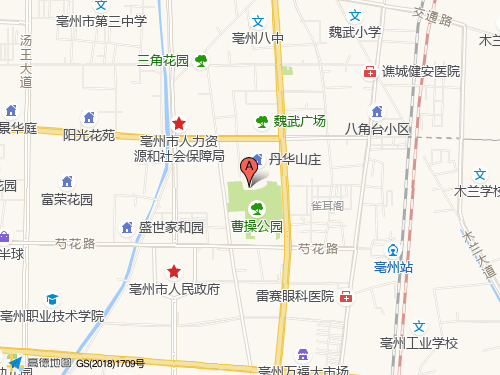 亳州地图