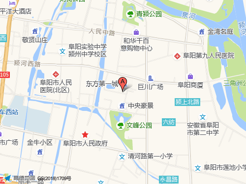 阜阳地图