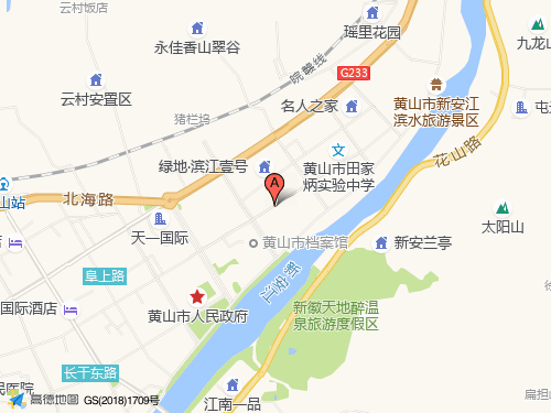 黄山地图