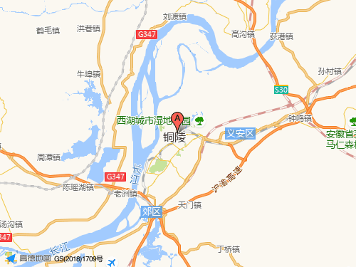 铜陵地图