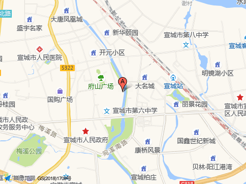 宣城地图