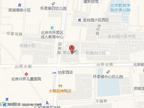 怀柔区地图