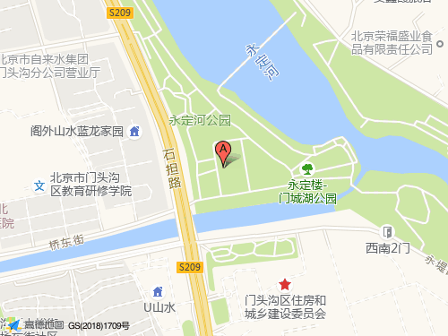 门头沟区地图