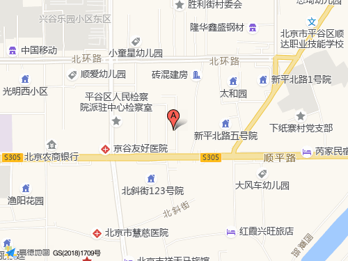 平谷区地图