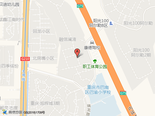 巴南区地图