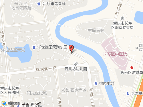 长寿区地图