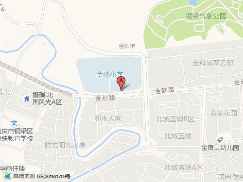 铜梁区地图