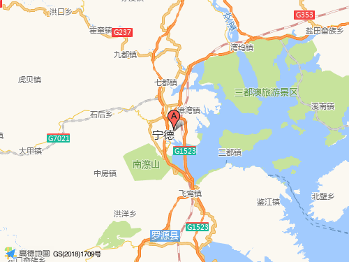 宁德地图