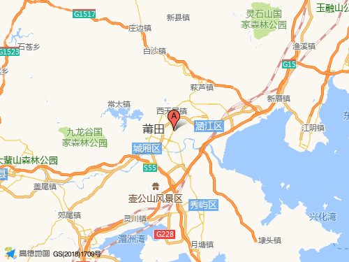 莆田地图
