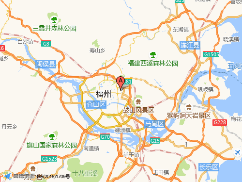 福建地图