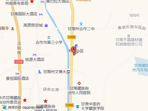 甘南地图