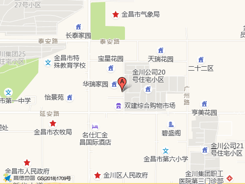 金昌地图