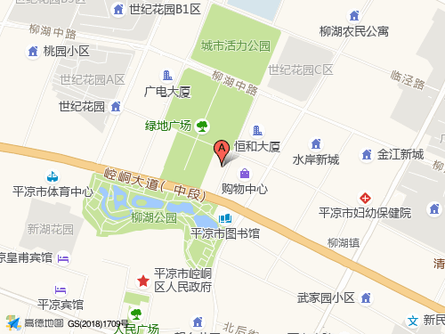 平凉地图