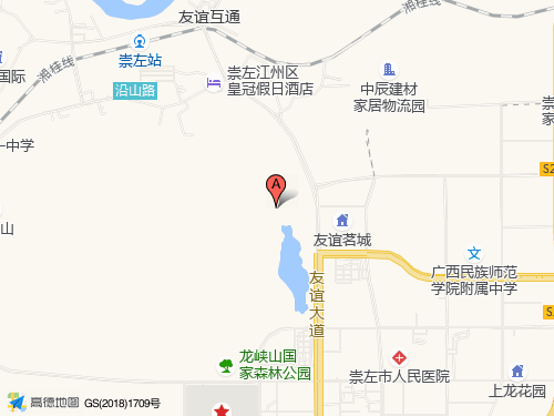 崇左地图