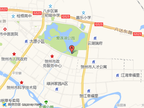 贺州地图