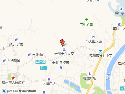 梧州地图
