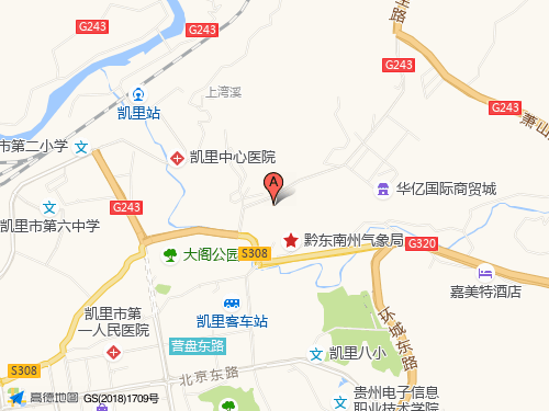 黔东南地图