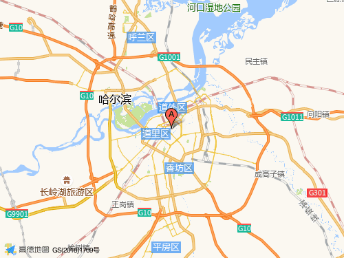 哈尔滨地图