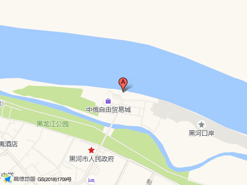 黑河地图