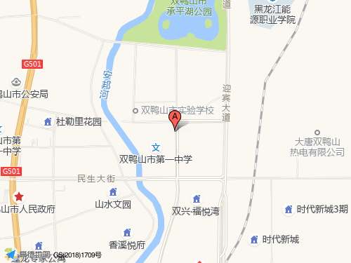 双鸭山地图
