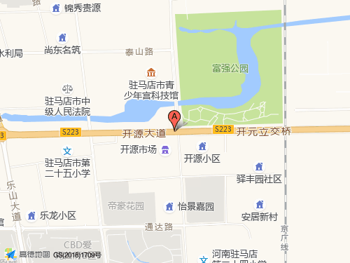 驻马店地图