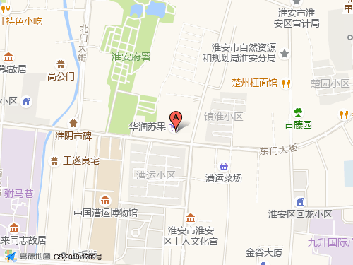 淮安区地图