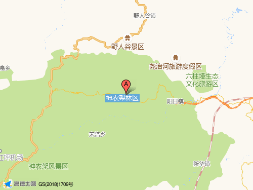 神农架地图