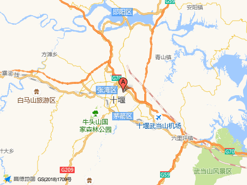 十堰地图