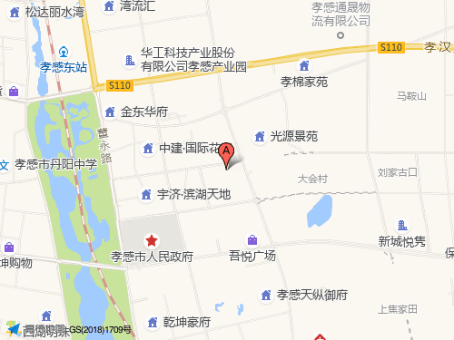 孝感地图