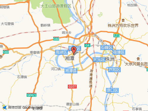 湘潭地图