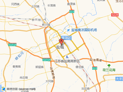 盐城地图