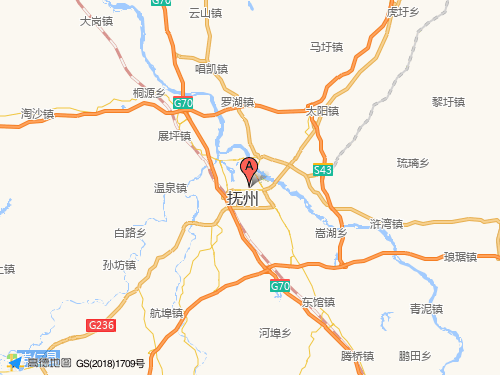 抚州地图