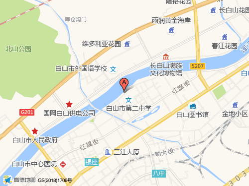 白山地图