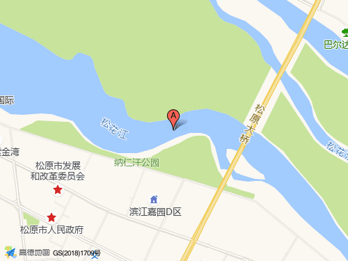 松原地图