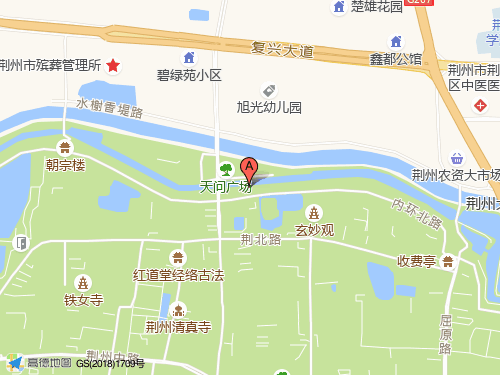荆州区地图