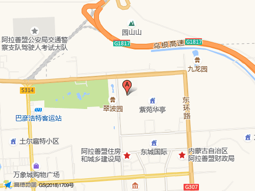 阿拉善地图