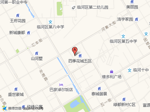 巴彦淖尔地图
