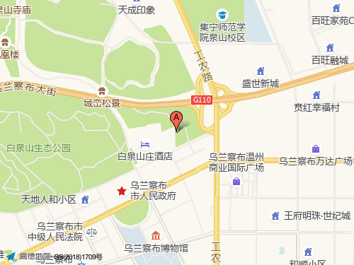乌兰察布地图