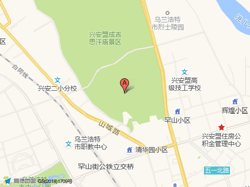 兴安盟地图