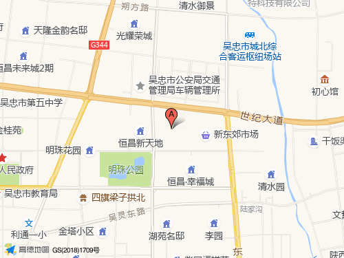 吴忠地图