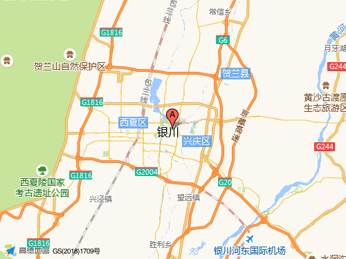 宁夏地图