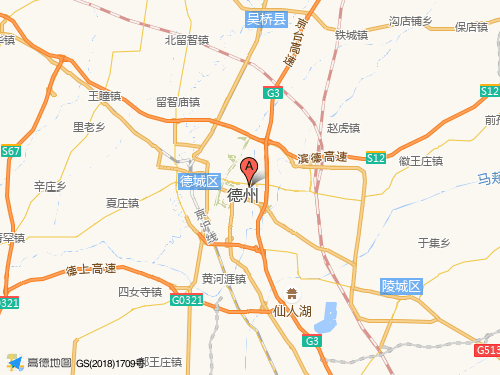 德州地图
