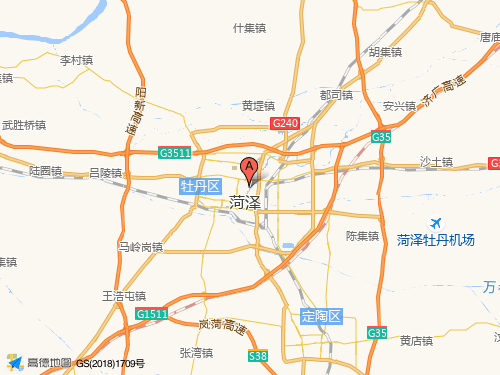 菏泽地图