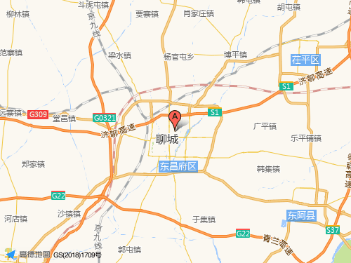 聊城地图