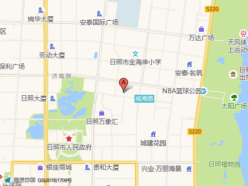 日照地图