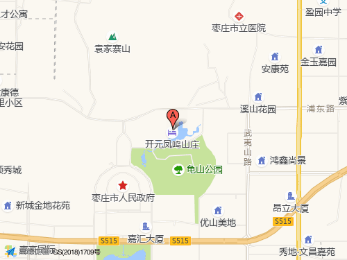 枣庄地图