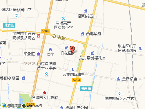 淄博地图