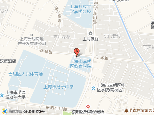 崇明区地图